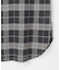 【WEB限定カラーあり・洗える】SOFT SHEER チェック ロング シャツ