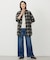 【WEB限定カラーあり・洗える】SOFT SHEER チェック ロング シャツ