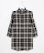 【WEB限定カラーあり・洗える】SOFT SHEER チェック ロング シャツ