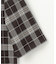 【WEB限定カラーあり・洗える】SOFT SHEER チェック キーネック ブラウス