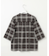 【WEB限定カラーあり・洗える】SOFT SHEER チェック キーネック ブラウス