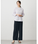 【WEB限定・洗える】ストライプ シャーリング ブラウス