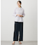 【WEB限定・洗える】ストライプ シャーリング ブラウス
