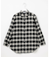 コットン起毛タータンチェック シャツ ブラウス