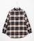 コットン起毛タータンチェック シャツ ブラウス