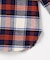コットン起毛タータンチェック ショート丈 シャツ ブラウス