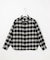 コットン起毛タータンチェック ショート丈 シャツ ブラウス