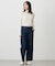 【WEB限定カラーあり・洗える】ハイパワーデニムツイル ワイドパンツ