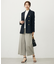 【洗える】Shineシャンブレーツイル クロップド パンツ