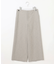 【洗える】Shineシャンブレーツイル クロップド パンツ