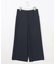 【洗える】Shineシャンブレーツイル クロップド パンツ