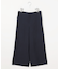 【洗える】Shineシャンブレーツイル クロップド パンツ