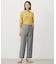 【洗える】SOFTシャンブレー テーパード パンツ