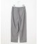 【洗える】SOFTシャンブレー テーパード パンツ