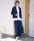 【WEB限定カラーあり・洗える】レイヤードジャージー フレア カットソー
