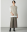 【WEB限定カラーあり・洗える】レイヤードジャージー フレア カットソー