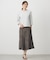 ライトマイクロスエード プリーツ スカート