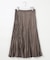 ライトマイクロスエード プリーツ スカート