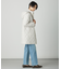 【WEB限定カラーあり・洗える・2way】コンパクトタフタキルティング  フーデッド コート