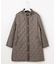 【WEB限定カラーあり・2way】コンパクトタフタキルティング  フーデッド コート