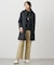 【WEB限定カラーあり・2way】コンパクトタフタキルティング  フーデッド コート