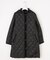 【WEB限定カラーあり・2way】コンパクトタフタキルティング  フーデッド コート