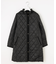 【WEB限定カラーあり・2way】コンパクトタフタキルティング  フーデッド コート