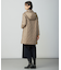 【WEB限定カラーあり・洗える・2way】コンパクトタフタキルティング  フーデッド コート