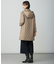 【WEB限定カラーあり・洗える・2way】コンパクトタフタキルティング  フーデッド コート