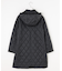 【WEB限定カラーあり・2way】コンパクトタフタキルティング  フーデッド コート