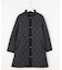 【WEB限定カラーあり・2way】コンパクトタフタキルティング  フーデッド コート