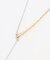 コンビチェーン ラリエット ネックレス
