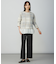 【洗える】Wooly Stretch Plaid ニット