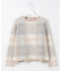 【洗える】Wooly Stretch Plaid ニット