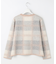 【洗える】Wooly Stretch Plaid ニット
