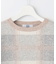【洗える】Wooly Stretch Plaid ニット