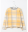 【洗える】Wooly Stretch Plaid ニット