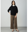 【洗える】CHENILLE フーデッド ニット
