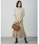 【洗える】CHENILLE フーデッド ニット