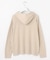 【洗える】CHENILLE フーデッド ニット