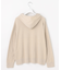 【洗える】CHENILLE フーデッド ニット