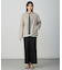 【洗える】WORETED WOOL BLEND クルーネック ニット