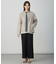 【洗える】WORETED WOOL BLEND クルーネック ニット