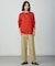 【洗える】WORETED WOOL BLEND クルーネック ニット