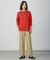 【洗える】WORETED WOOL BLEND クルーネック ニット
