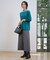 【洗える】WORETED WOOL BLEND クルーネック ニット