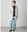 【洗える】WORETED WOOL BLEND クルーネック ニット