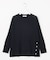【洗える】WORETED WOOL BLEND クルーネック ニット