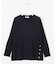 【洗える】WORETED WOOL BLEND クルーネック ニット