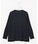 【洗える】WORETED WOOL BLEND クルーネック ニット